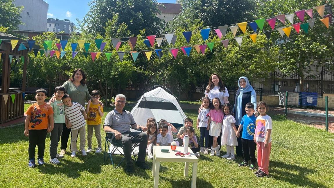 OKUL BAHÇEMİZDE KAMP YAPTIK